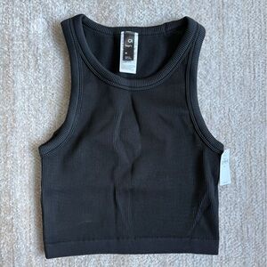 GAP Charcoal Ribbed Tank Top